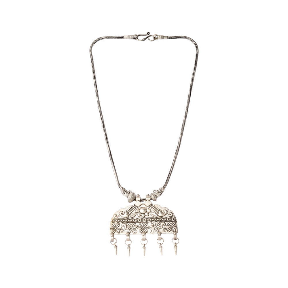 Pragyavati- Oxidised Pendant chain set