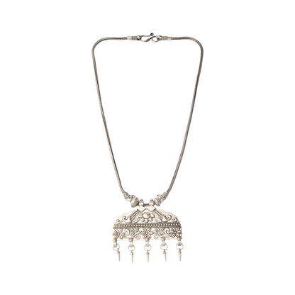 Pragyavati- Oxidised Pendant chain set