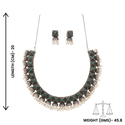 Kanakangi- Oxidised Necklace Set
