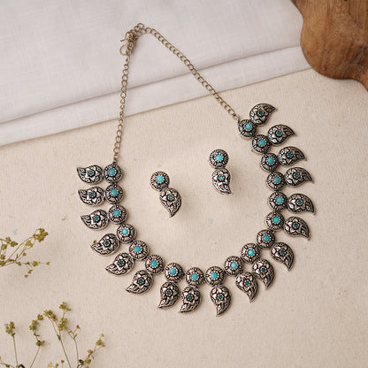 Rajlaxmi- Brass Necklace Set