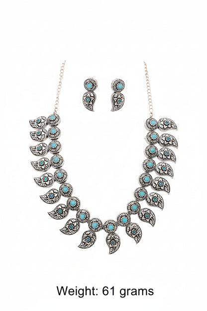 Rajlaxmi- Brass Necklace Set