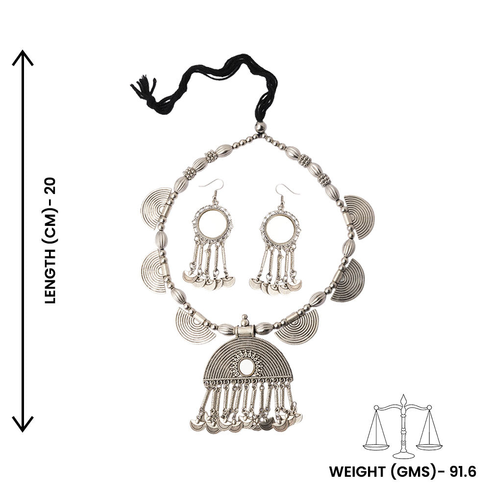 Ratnavali — Oxidised Necklace Set