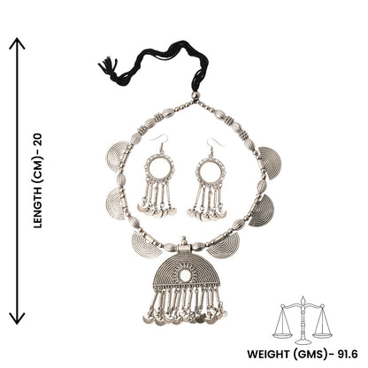 Ratnavali — Oxidised Necklace Set