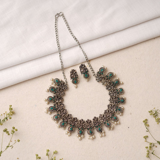 Anindita- Oxidised Necklace Set