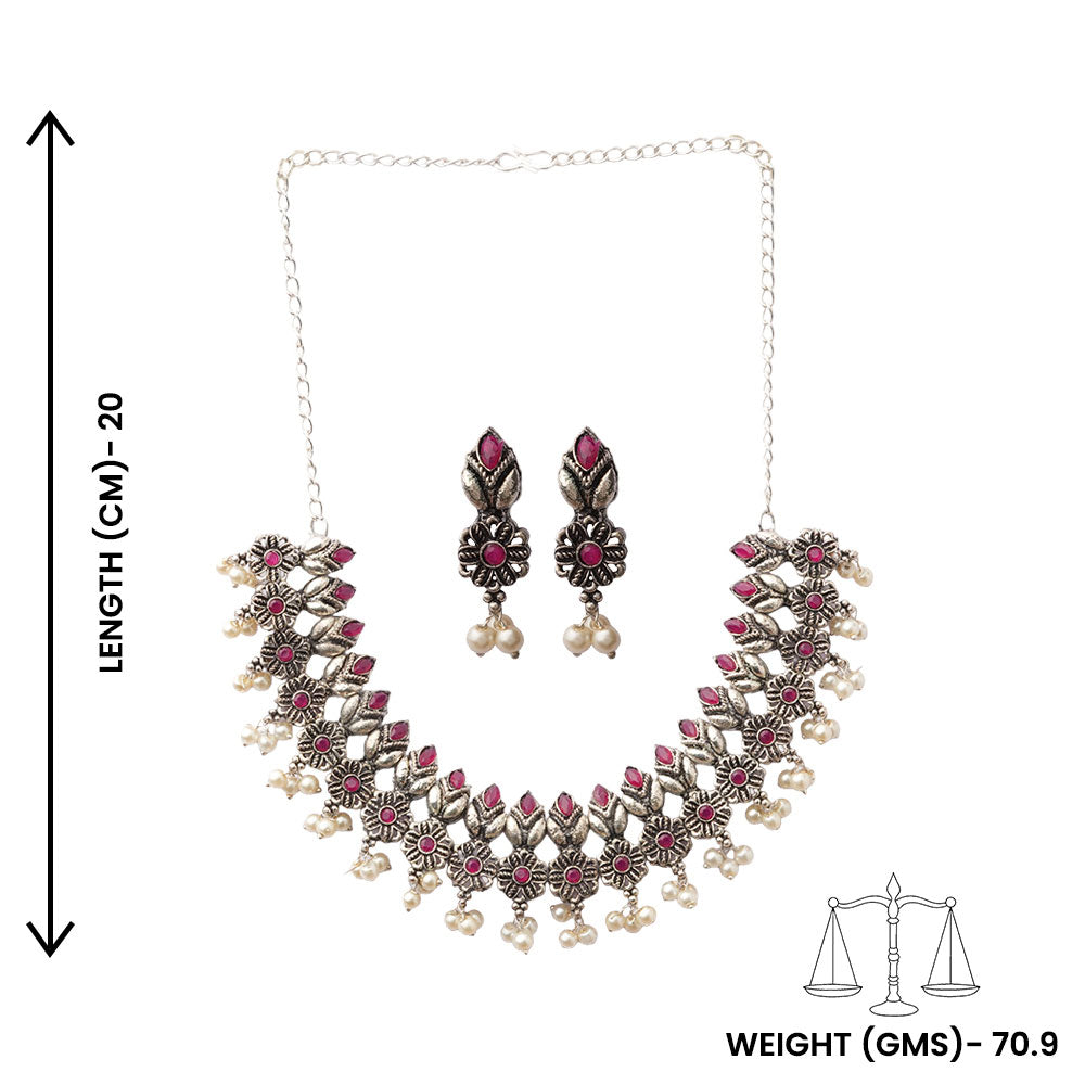 Sumedha – Stone-Studded Necklace Set