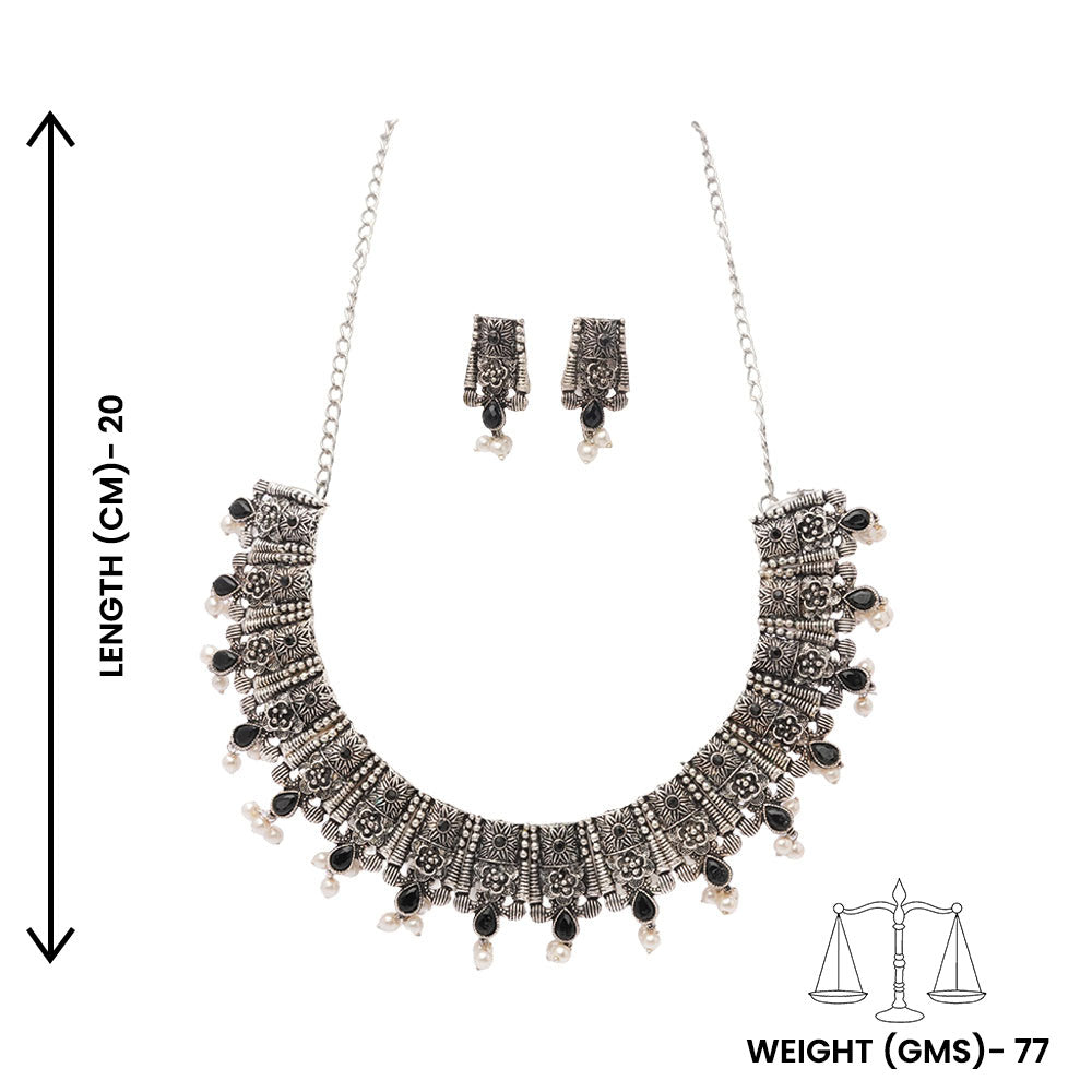 Bhavani – Stone-Studded Necklace Set
