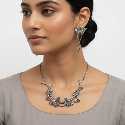Shyla – Butterfly Neckpiece Set