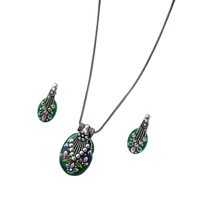 Aarshiya- Colorful Oxidised Neckpiece set