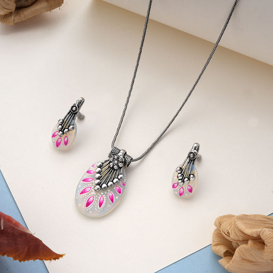 Aarshiya- Colorful Oxidised Neckpiece set