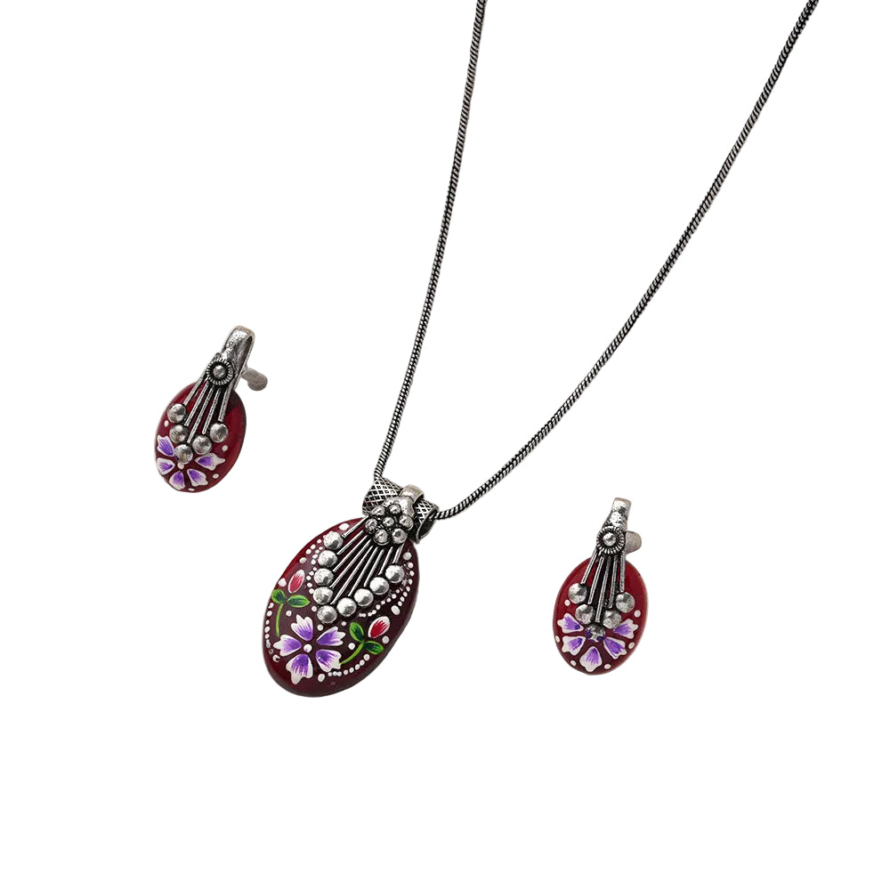 Aarshiya- Colorful Oxidised Neckpiece set
