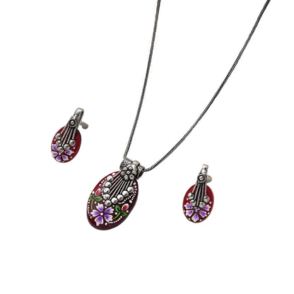 Aarshiya- Colorful Oxidised Neckpiece set
