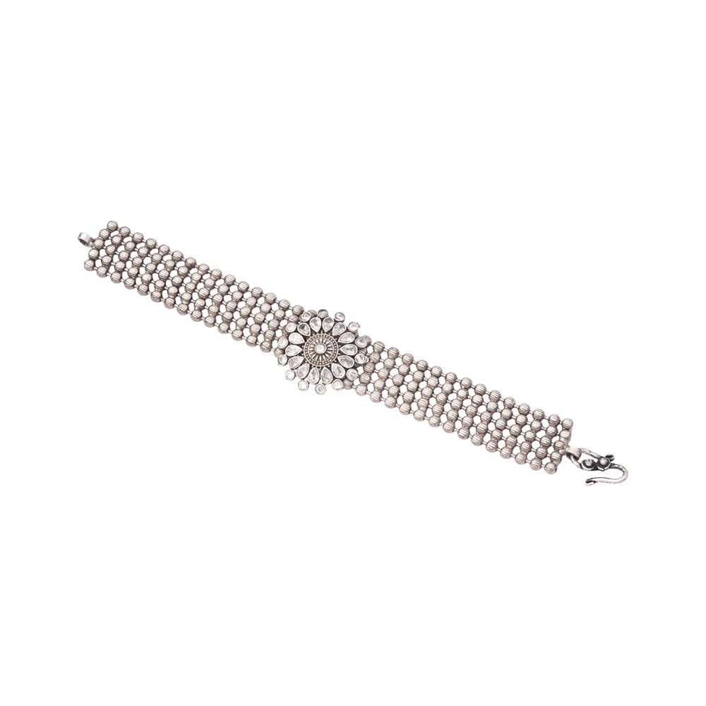Vistaar- Oxidised beaded bracelet