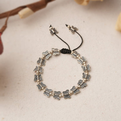 RajTitli- Oxidised beaded bracelet