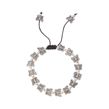 RajTitli- Oxidised beaded bracelet