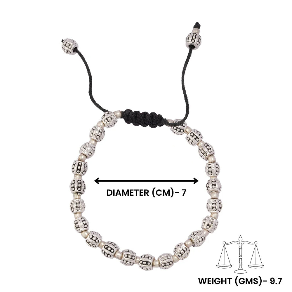 Sitaara- Oxidised beaded bracelet