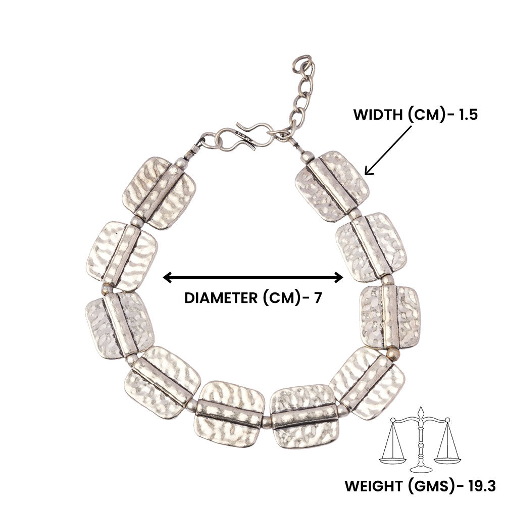RajatKada- Oxidised beaded bracelet