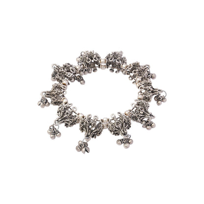 Jhilmil- Oxidised brass bracelet.