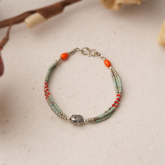Manjari- Oxidised beaded bracelet
