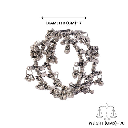 Jhanak- Oxidised brass bracelet.