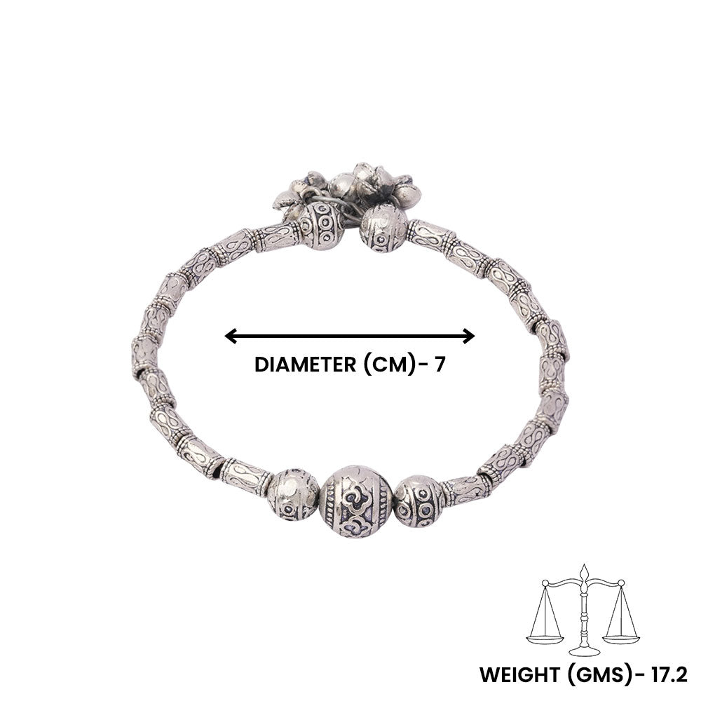 Vaari- Oxidised brass bracelet.