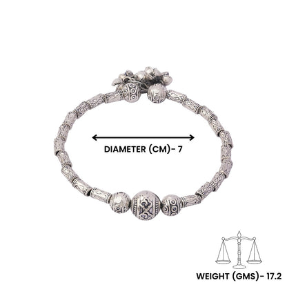 Vaari- Oxidised brass bracelet.