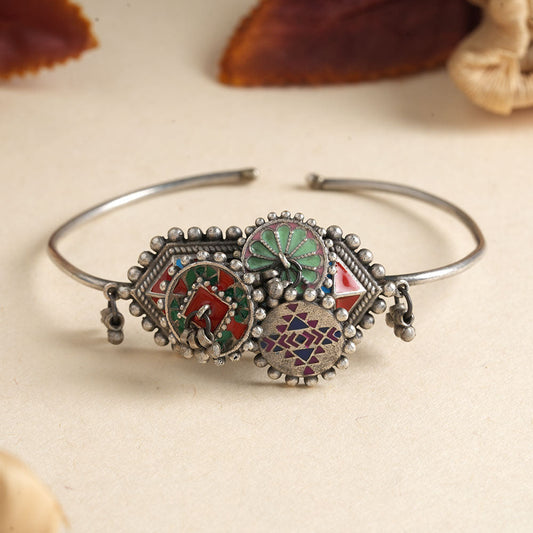 Hemal- Silver oxidised Bracelet