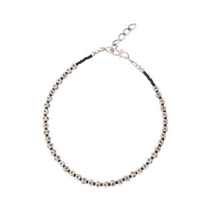 Mehfil- Oxidised beaded anklet