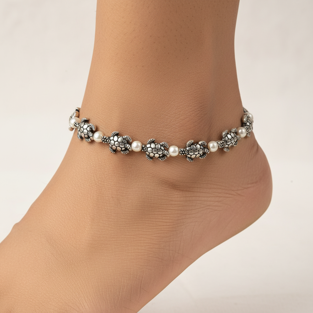 KurmRatna- Oxidised beaded bracelet