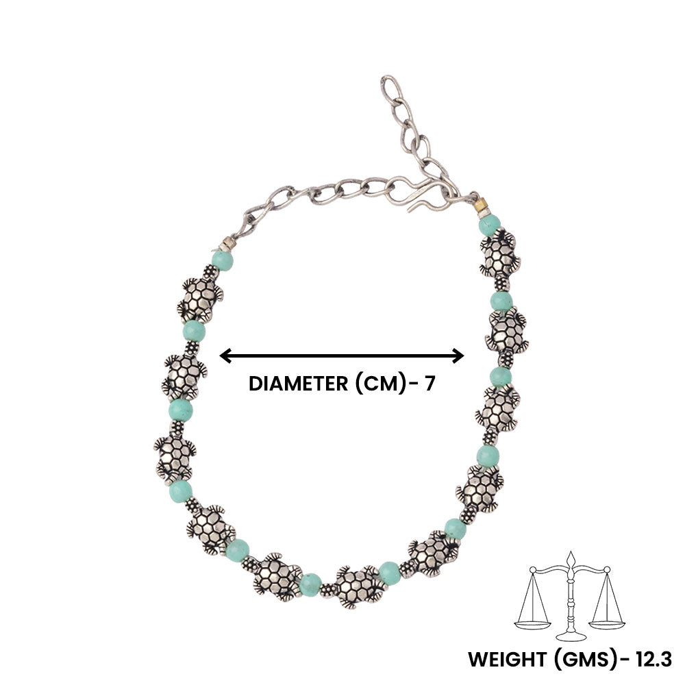 KurmaAmrit- Oxidised beaded bracelet