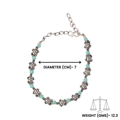 KurmaAmrit- Oxidised beaded bracelet