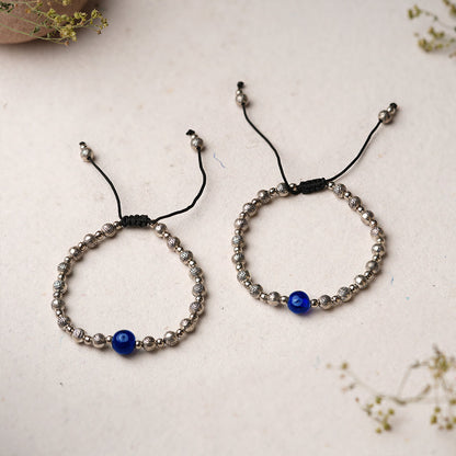 NayanRaksha- Oxidised beaded anklet