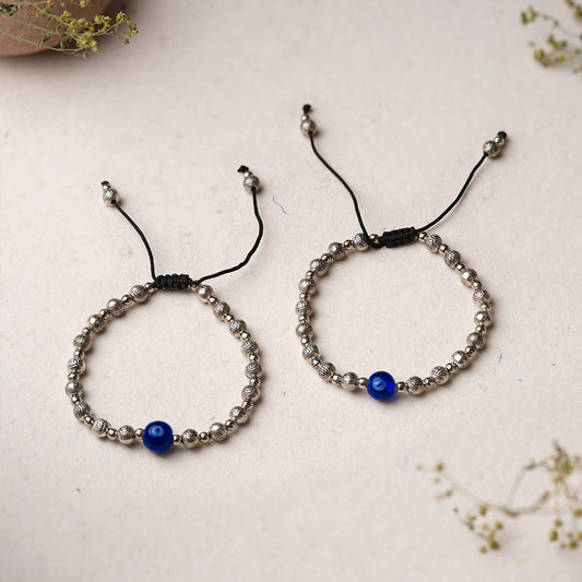 NayanRaksha- Oxidised beaded anklet