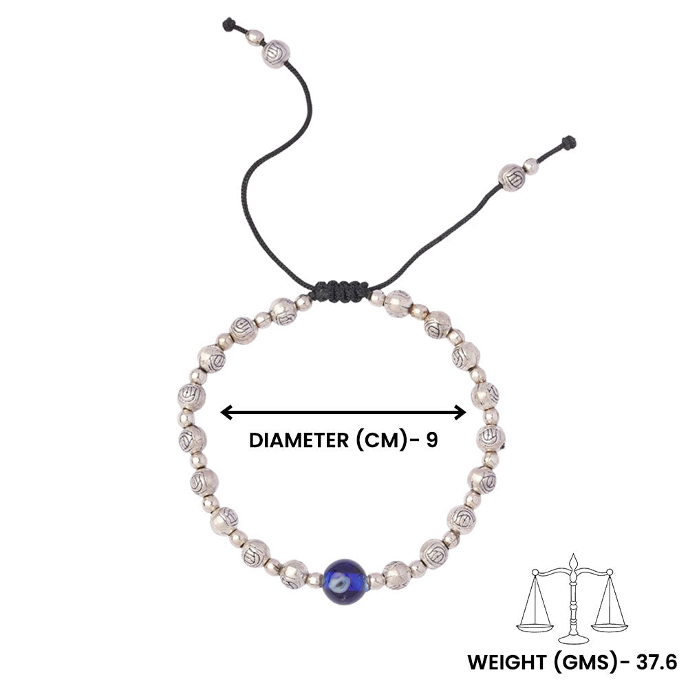 NayanRaksha- Oxidised beaded anklet