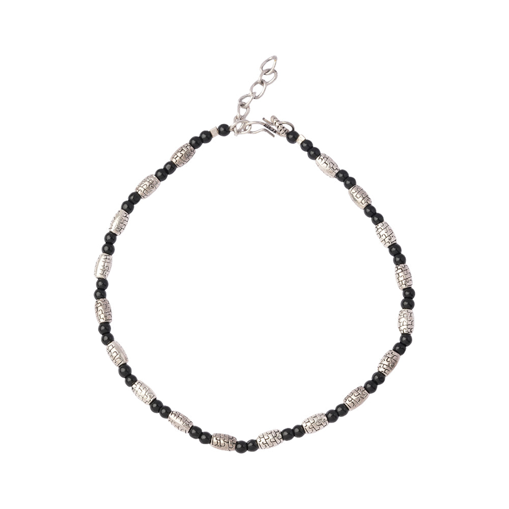 Kaalratna- Oxidised beaded bracelet