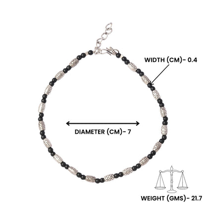 Kaalratna- Oxidised beaded bracelet