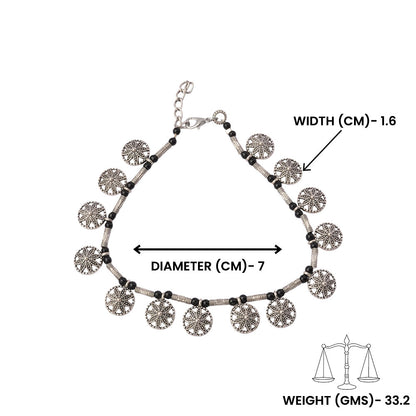 ShyamMani- Oxidised beaded bracelet