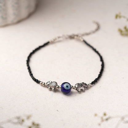 AnantGaj- Oxidised beaded anklet
