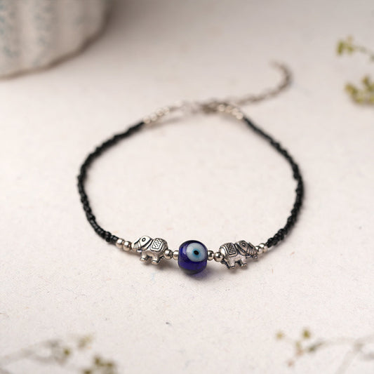AnantGaj- Oxidised beaded anklet