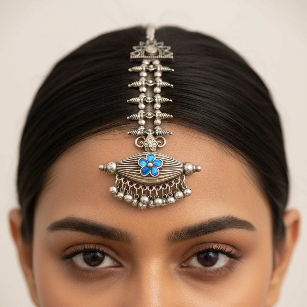 KumudTika- Silver brass magtikka