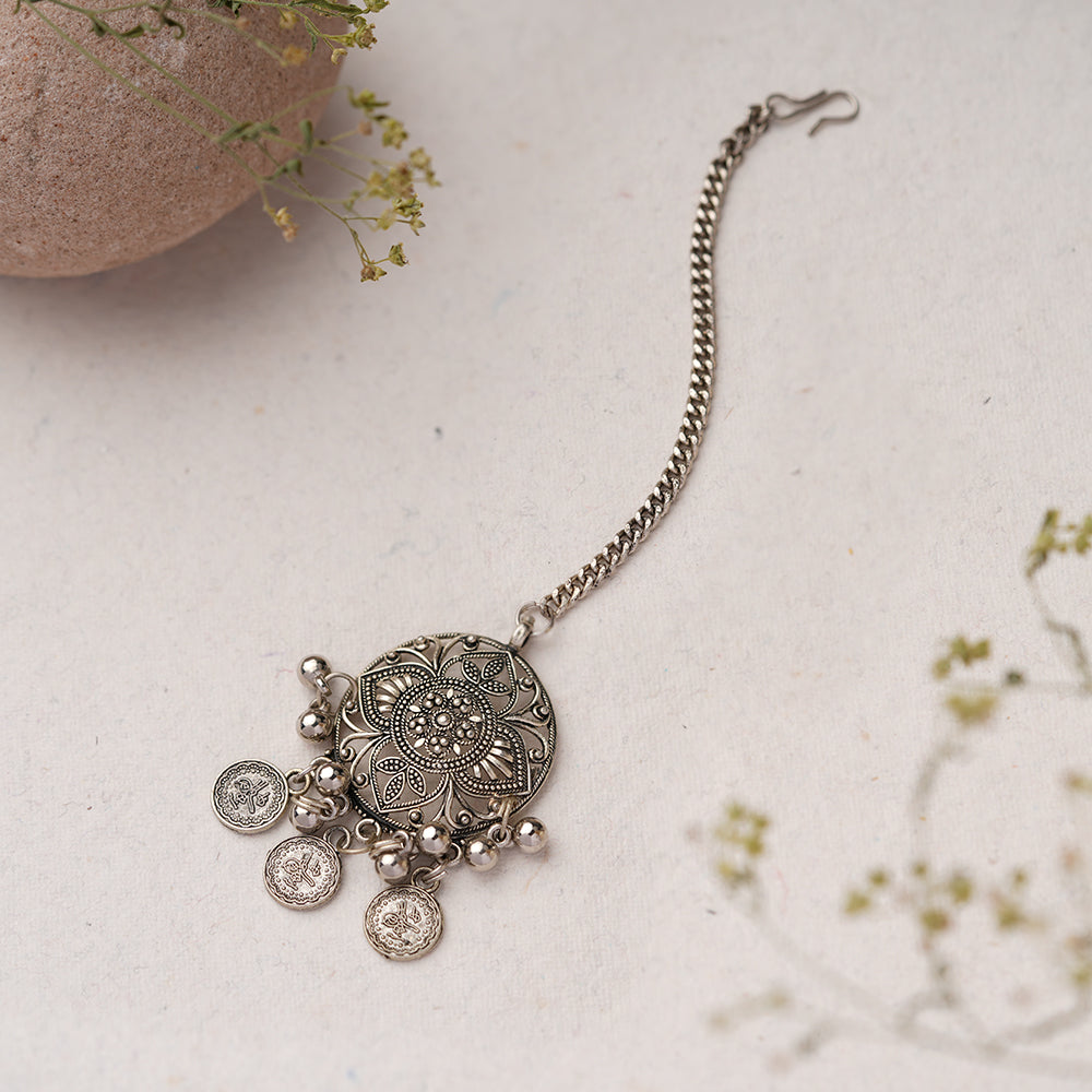 Phooltikka- Silver brass magtikka