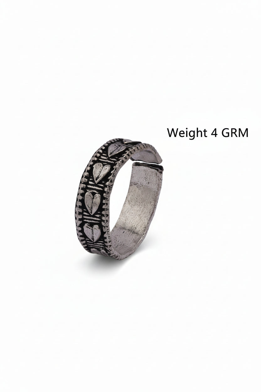 Bhaavika- Oxidised Brass Toe Ring