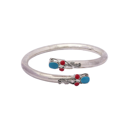 KiratBandh- Silver Brass Bajuband