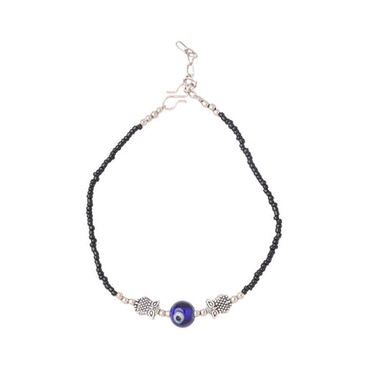 ShyamalUlooka- Oxidised beaded anklet