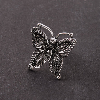 Sugati- Silver oxidised ring