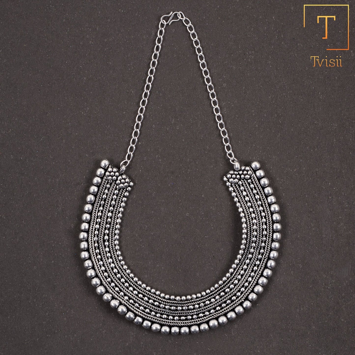 Prabhati- Oxidized Necklace