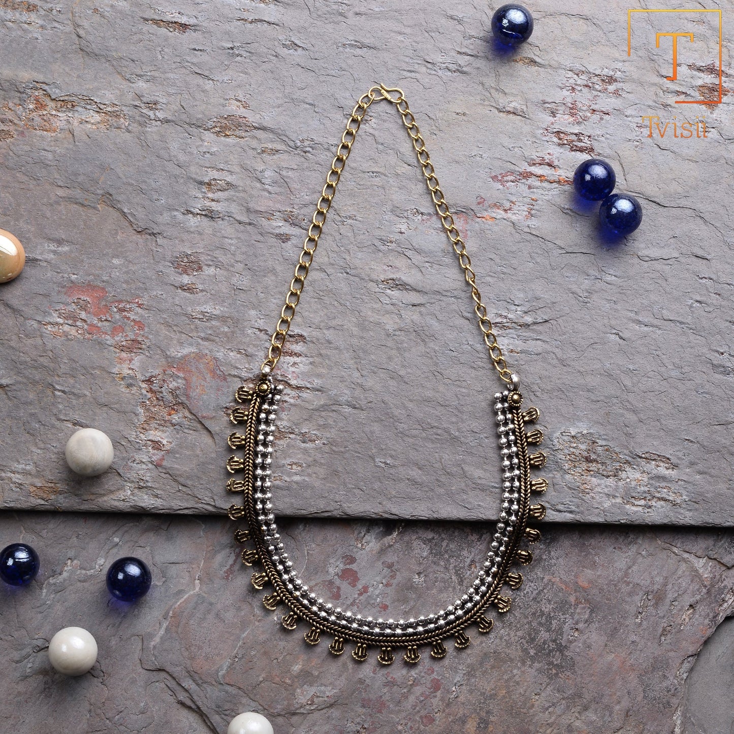 Devanshi- Brass Necklace