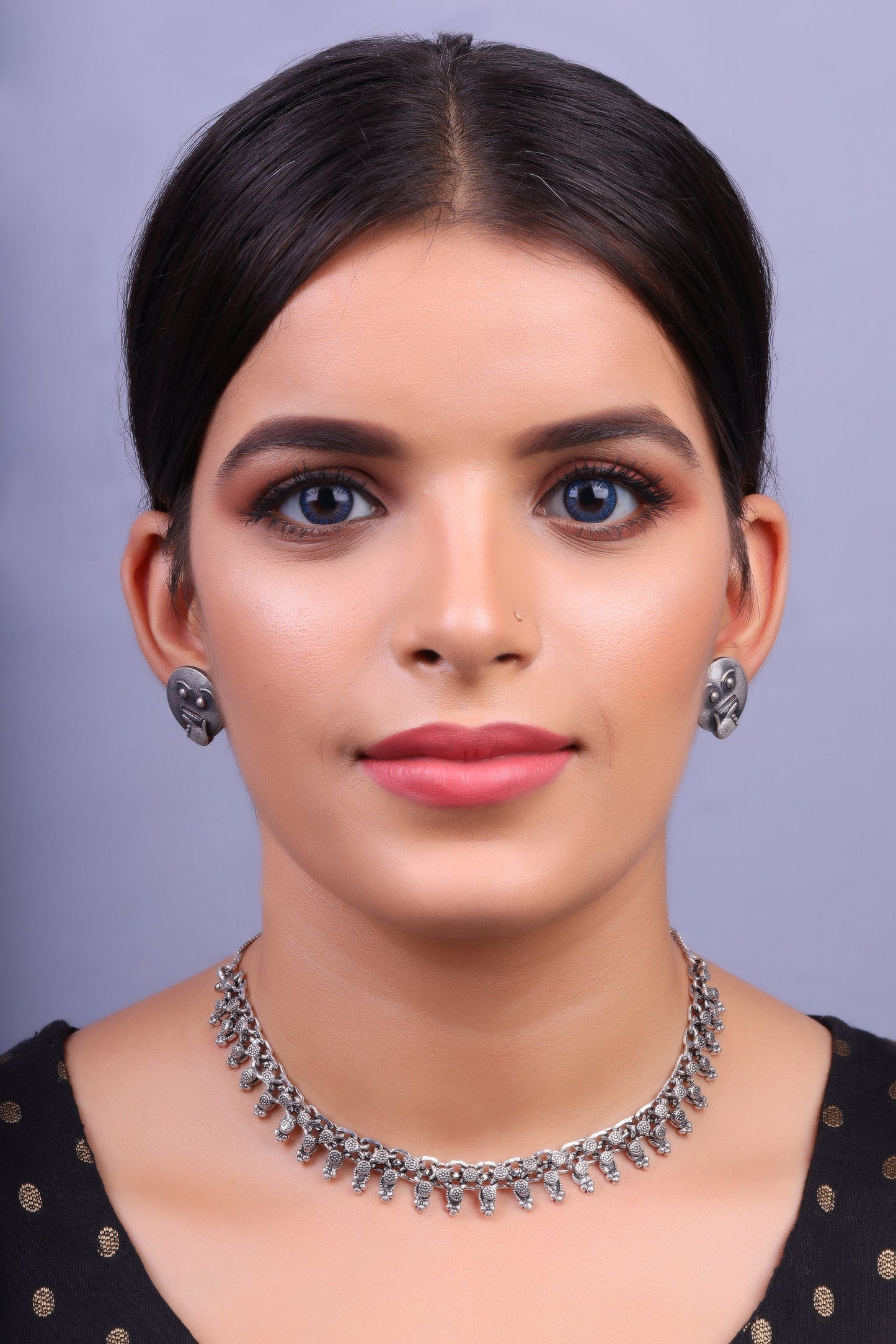 Vishakha- Oxidised Necklace