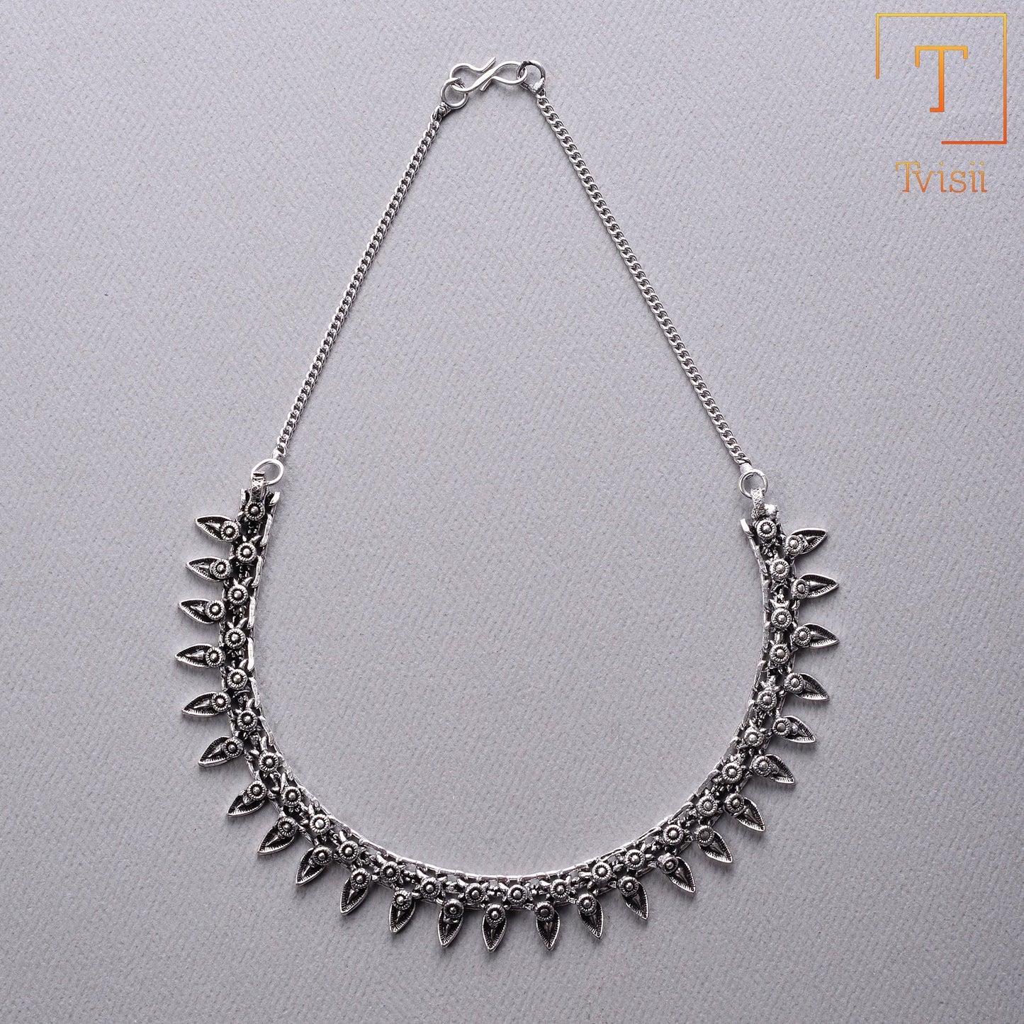 Rajhar- Oxidised Necklace