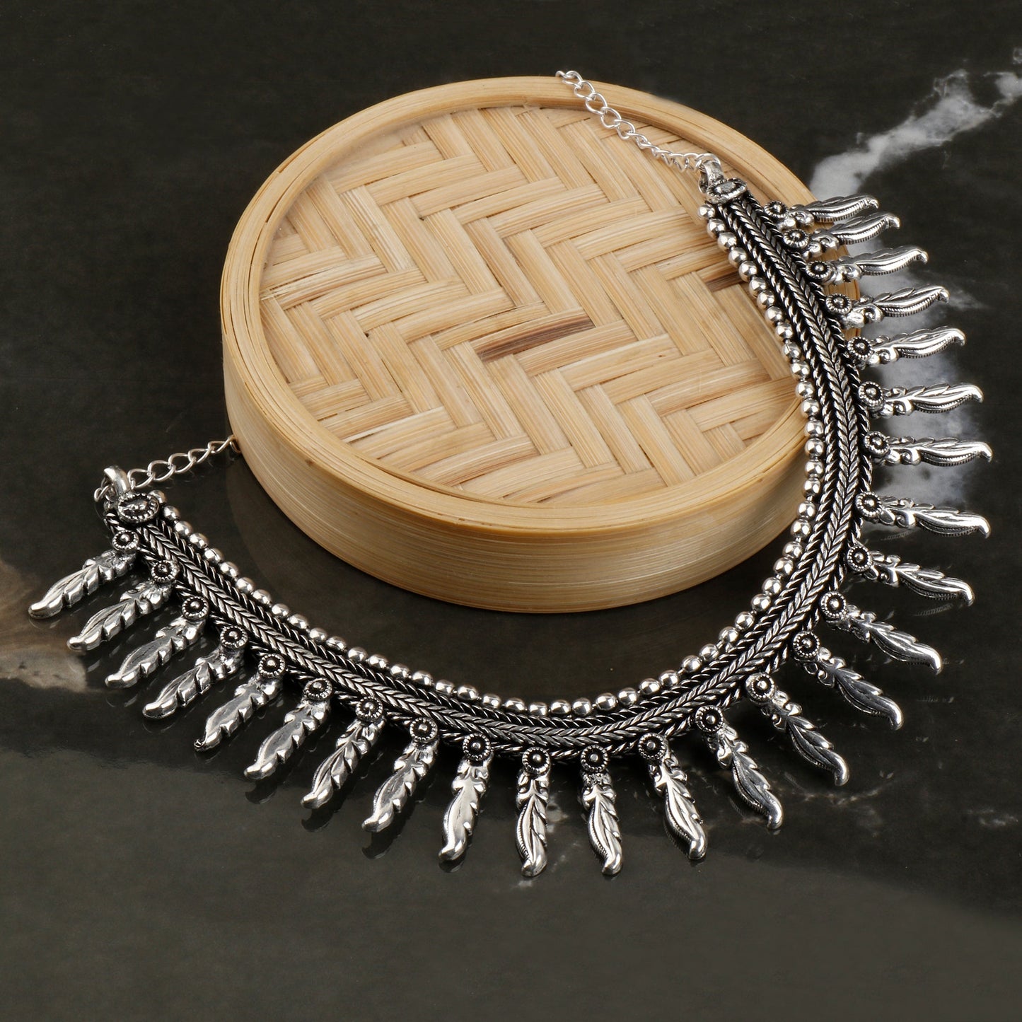 Sumedha- Oxidised Necklace