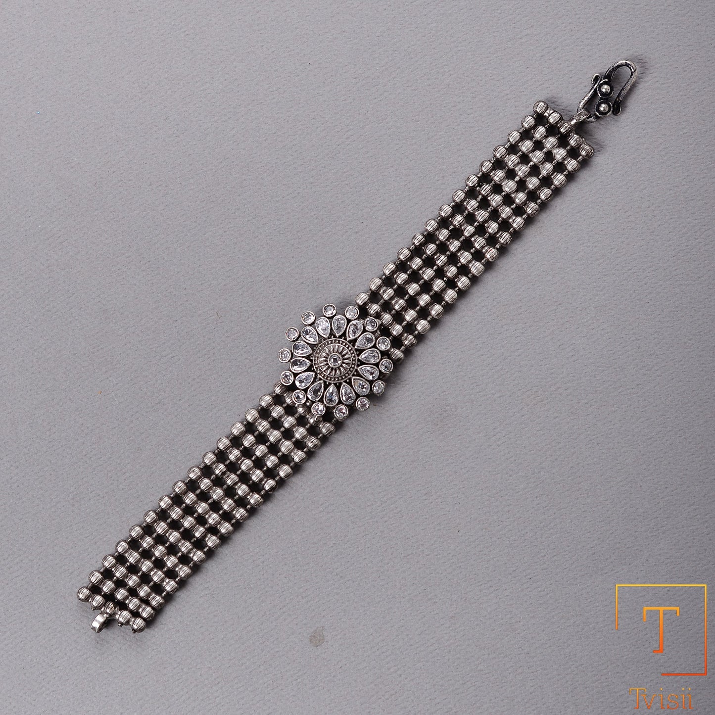 Vistaar- Oxidised beaded bracelet